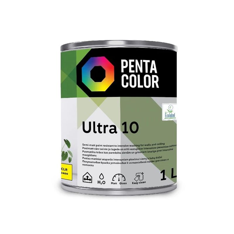 Krāsas pamatne Pentacolor Ultra 10. emulsija. 1 l