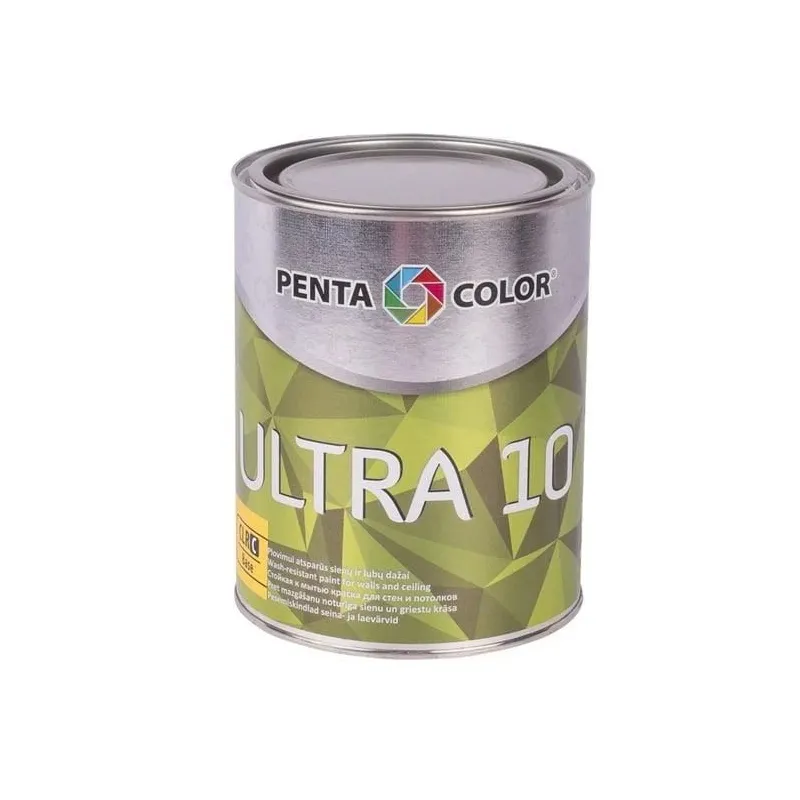 Värvi alus Pentacolor Ultra 10, emulsiooni-, poolmatt, 1 l