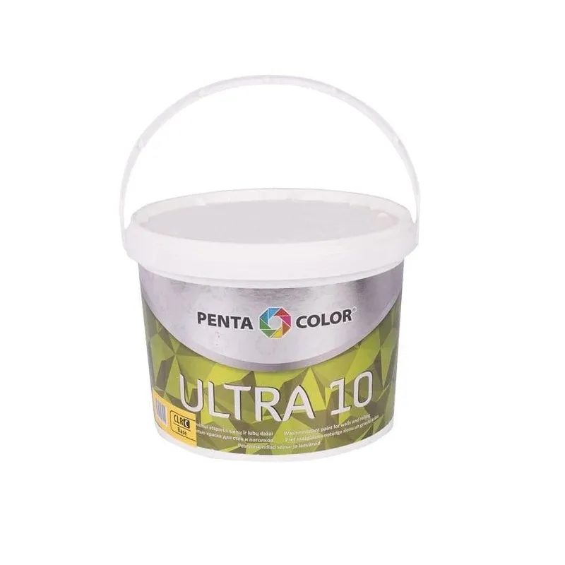 Krāsas pamatne Pentacolor Ultra 10, emulsija, pus-matēts, 3 l