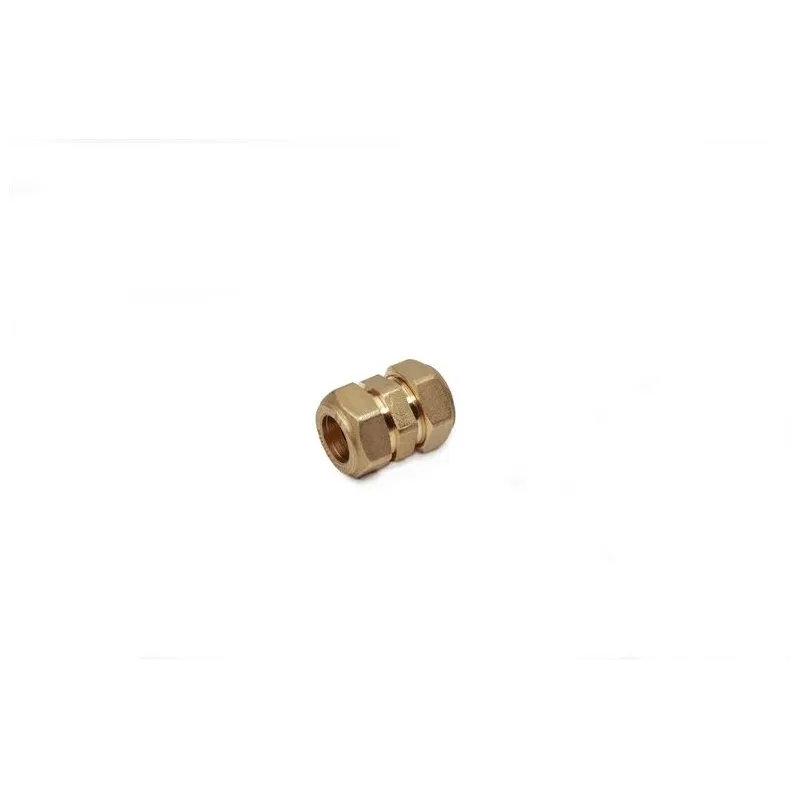 Dviguba jungtis Giacomini R560, 15mm x 15mm, žalvaris