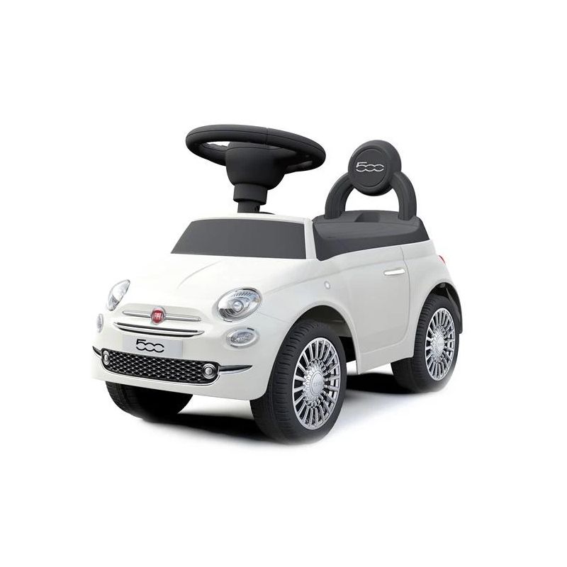 Stumjamā mašīna Fiat 500. balta-sarkana-