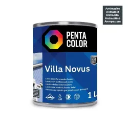 Fasado dažai Pentacolor Villa Novus, antracito sp., 1 l