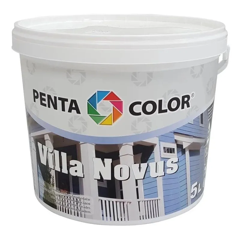 Fasado dažai Pentacolor Villa Novus, antracito sp., 5 l