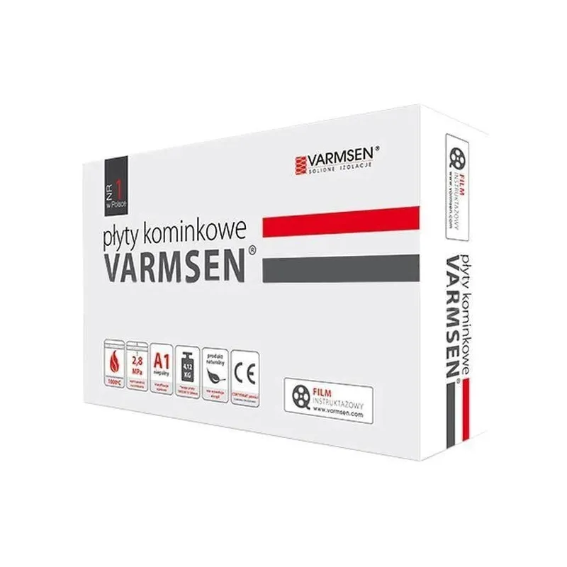 Kalcija silikāta plāksne Varmsen, 100 cm x 3 cm x 61 cm, pelēka krās.