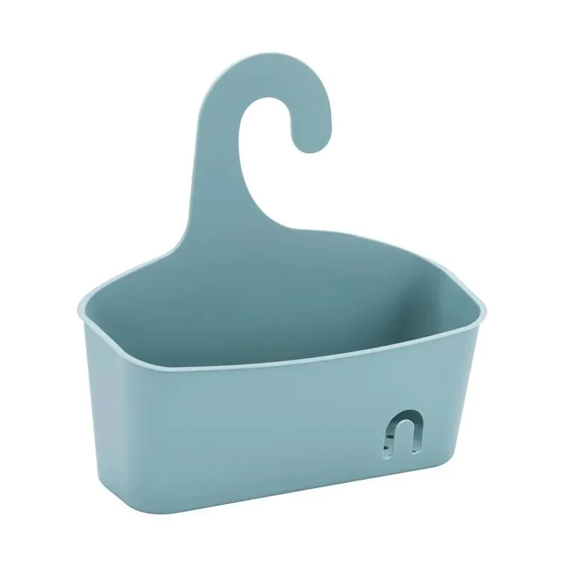 Piekarināms vannas istabas grozs BPM-0053B, 28.5 cm x 28.5 cm x 9 cm, zila krās.