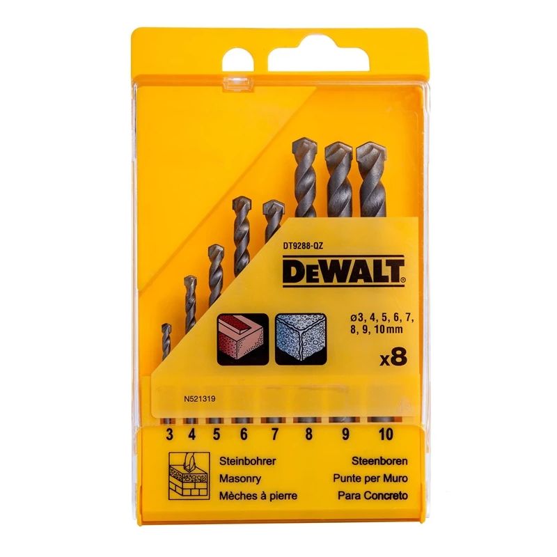 DeWalt DT9288-QZ 8 gab. betona urbju komplekts