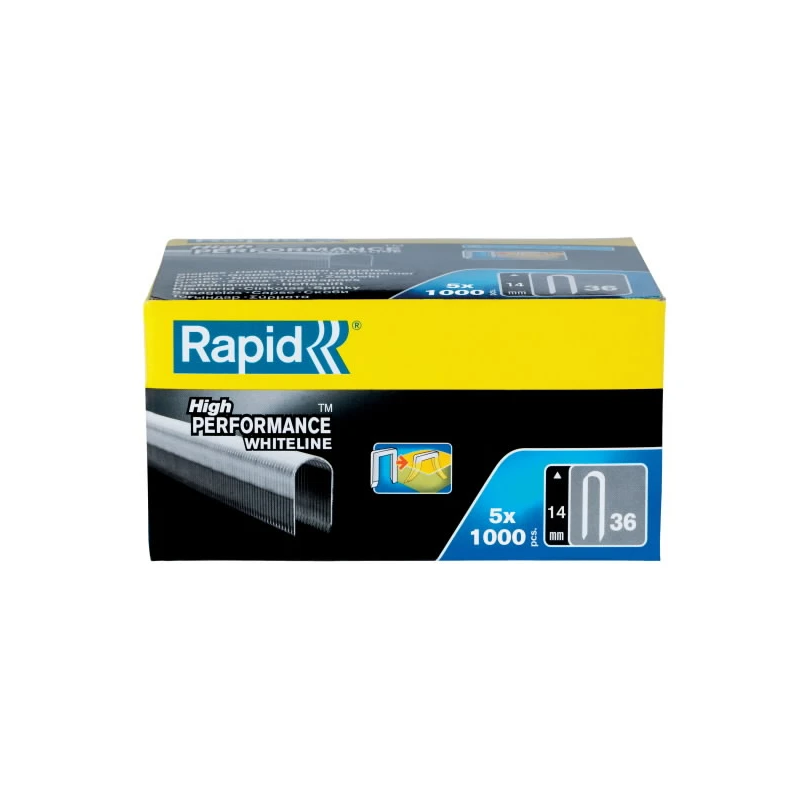 Vadu skavas, 5000 gab,14mm,baltas 36-14, Rapid