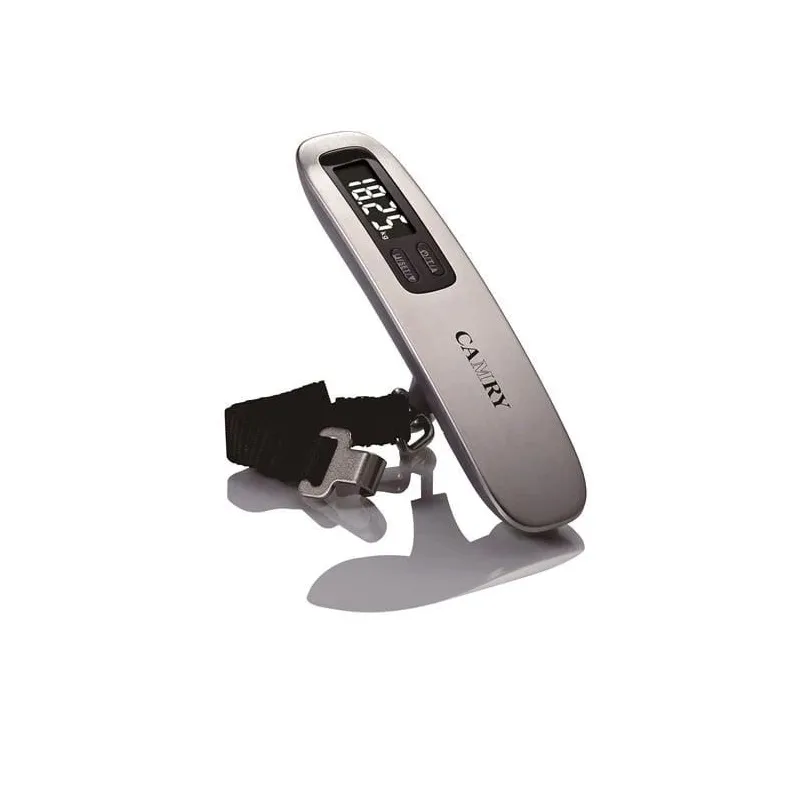 Ceļojumu elektroniskie svari Camry EL910H, sudraba krās., 33.8 x 12.8 x 3 cm