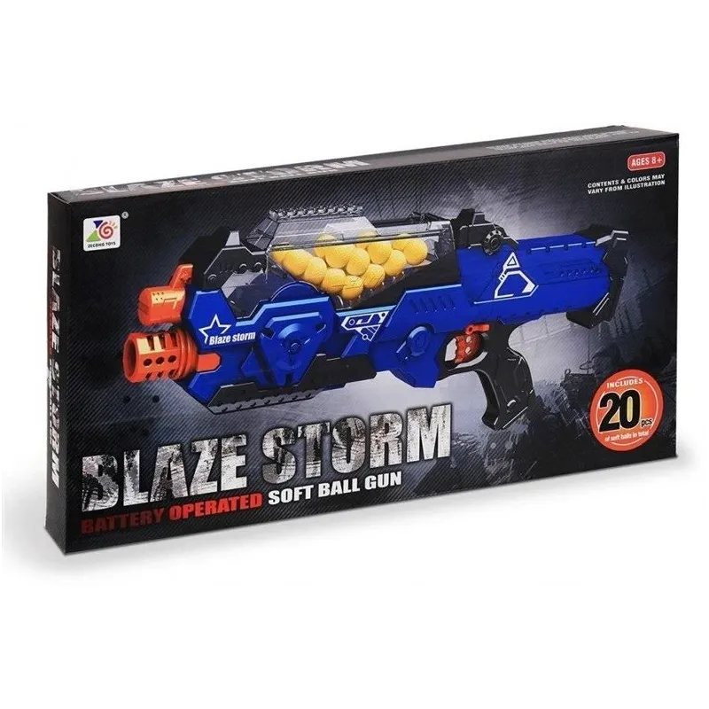 Игрушечный пистолет с шариками Zecong Toys Blaze Storm ZC7109 Синий цв.