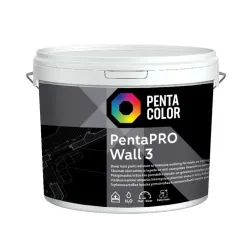 Värv Pentacolor PentaPro Wall 3, valge v., 3 l