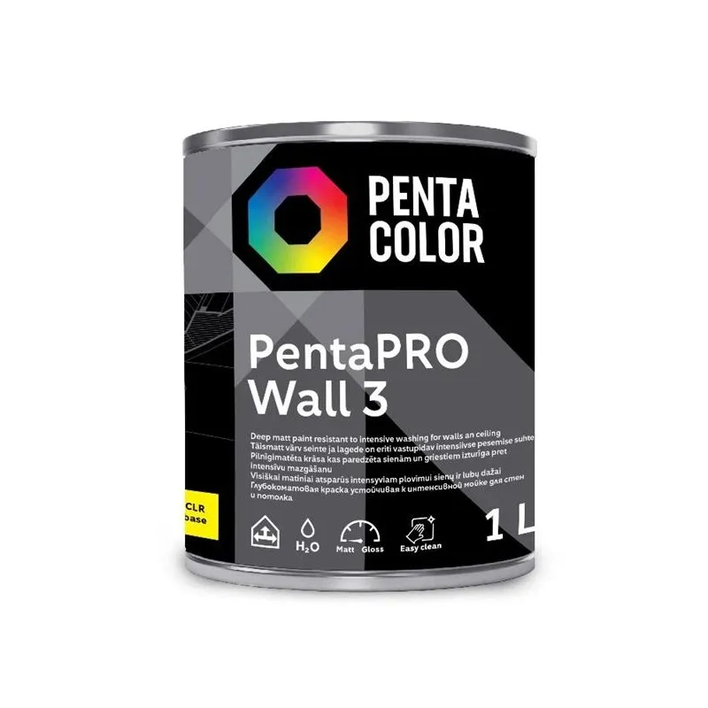 Dažų bazė Pentacolor Wall 3. emulsiniai. 1 l