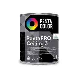 Краска Pentacolor PentaPro Ceiling 3, белый, 1 л