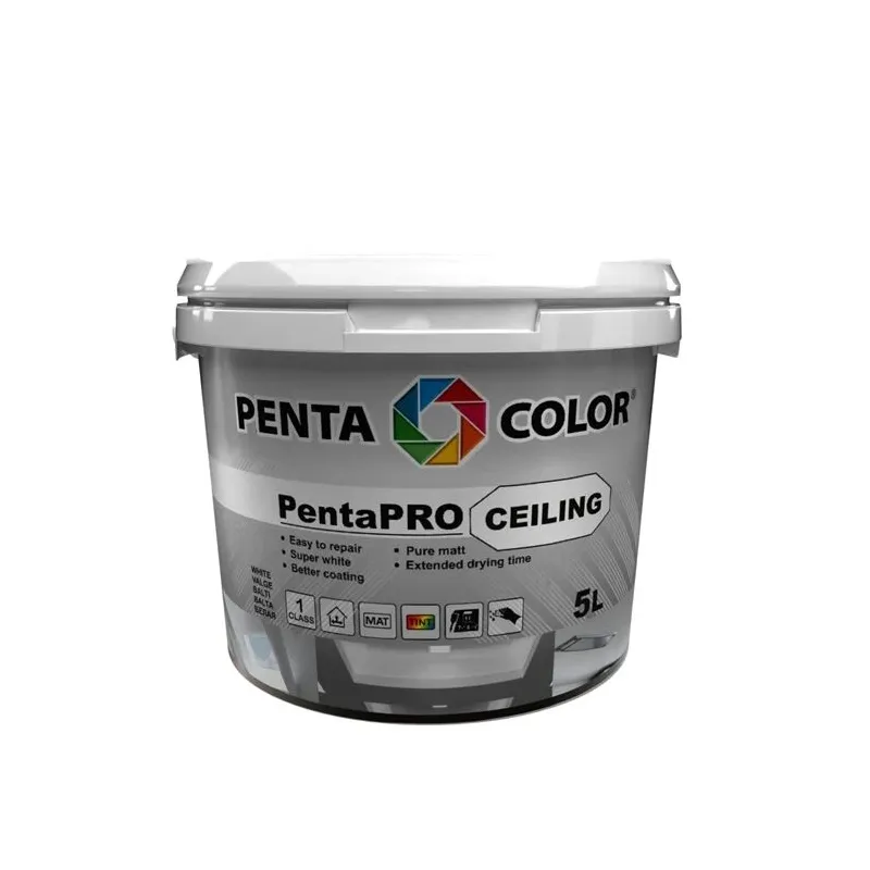 Dažai Pentacolor PentaPro Ceiling 3, balta sp., 5 l