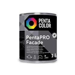 Krāsa Pentacolor Pentapro Facade. balta. 1 l