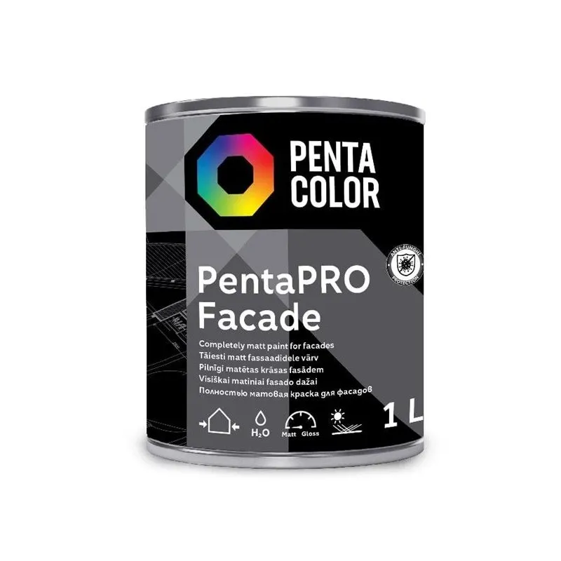 Dažai Pentacolor PentaPro Facade, balta sp., 1 l