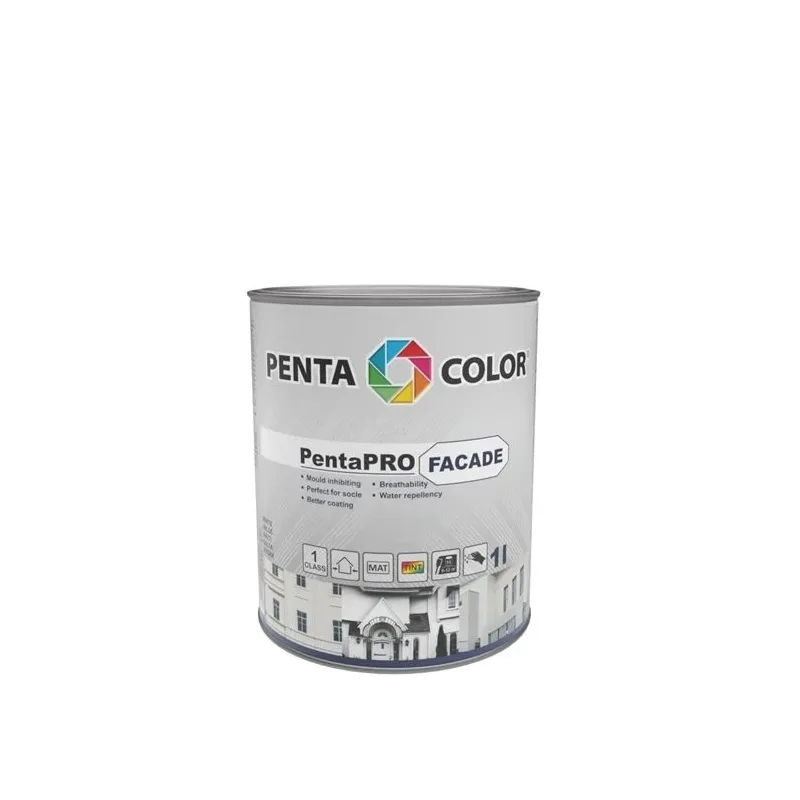 Krāsa Pentacolor PentaPro Facade, balta, 1 l