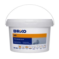 Špaktele Briko MR. gatavs lietošanai. balta. 18 kg