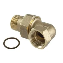 Torupõlv TDM Brass 235OR, 3-8 tolli - väliskeere - 3-8 tolli - sisekeere, 3-8