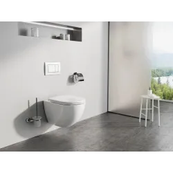 Туалет, подвесной Ravak Optima Rimoff, с крышкой, 530 мм x 440 мм