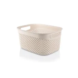 Коробка для вещей Ucsan Plastik, кремовый цв.-бежевый цв., 23 x 17 x 12 см