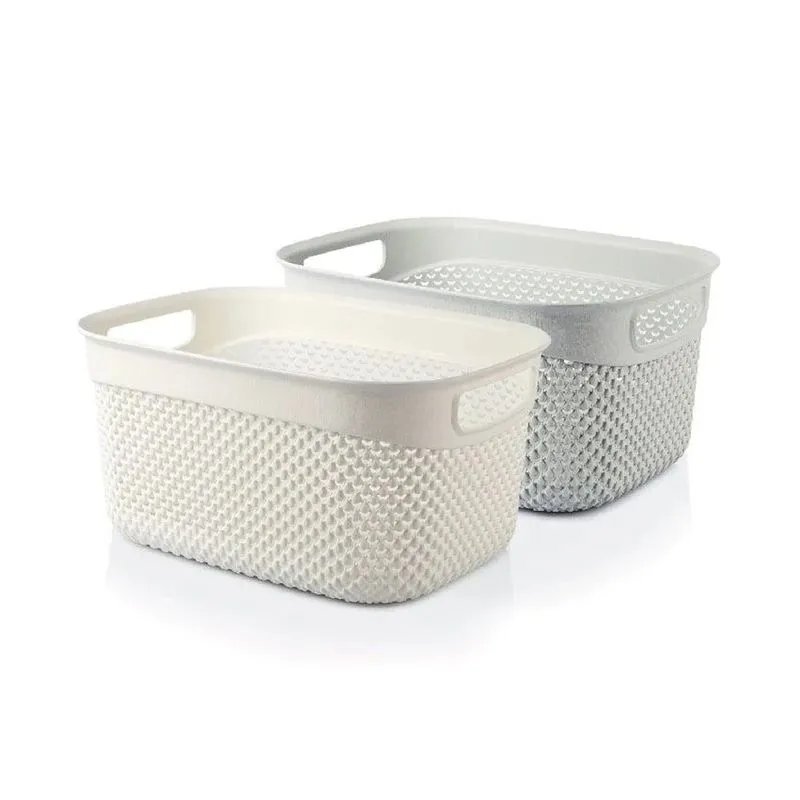 Hoiukast Ucsan Plastik, beež v.-liivakarva pruun v., 29 x 21 x 15 cm