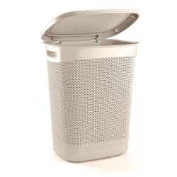 Kaste veļas drop 52l krēm. 45x37x57