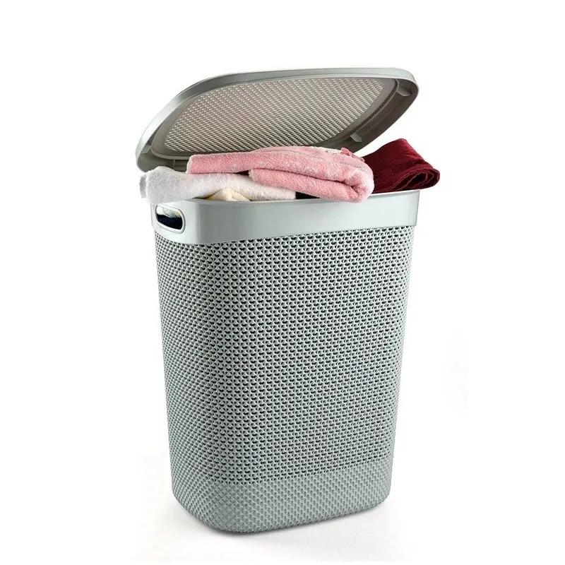 Veļas kaste Ucsan Plastik, 52 l, pelēka krās., 45 cm x 37 cm