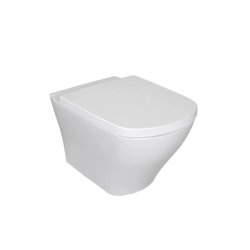 Tualete, pakarināms Ravak Classic Rimoff, ar vāku, 440 mm x 530 mm