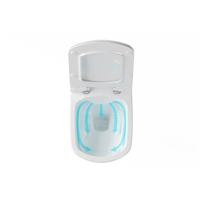 Pakaramais tualete ar vāku CLASSIC RIMOFF. 440×530 mm