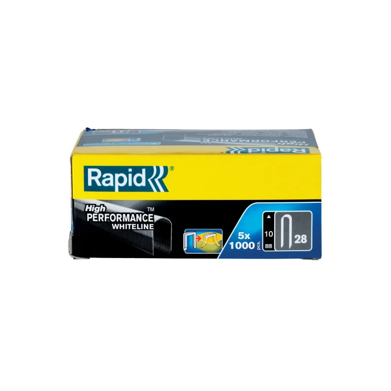 Vadu skavas, 5000 gab,10mm,baltas 28-10, Rapid