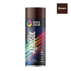 Краски в аэрозоле Pentacolor Universal, простые, коричневый ,ral 8017,, 0.4 л