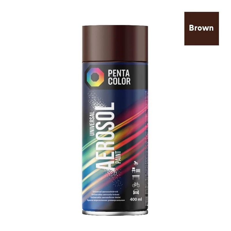 Aerozola krāsas Pentacolor brūnas R8017 400ml