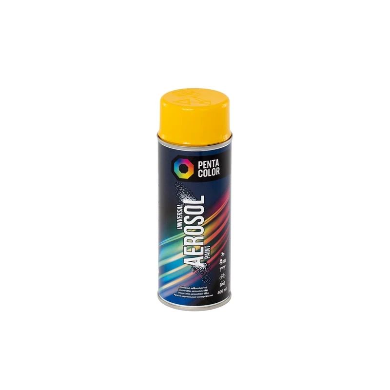 Aerozola krāsas Pentacolor dzeltenas R1023 400ml