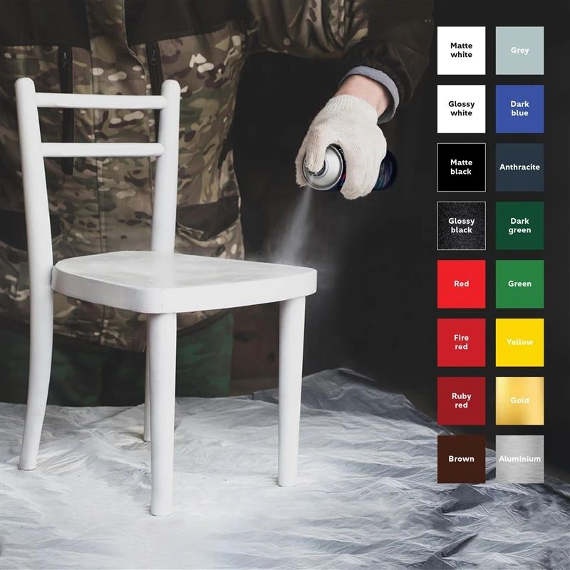 Aerozola krāsas Pentacolor pelēkas R7001 400ml