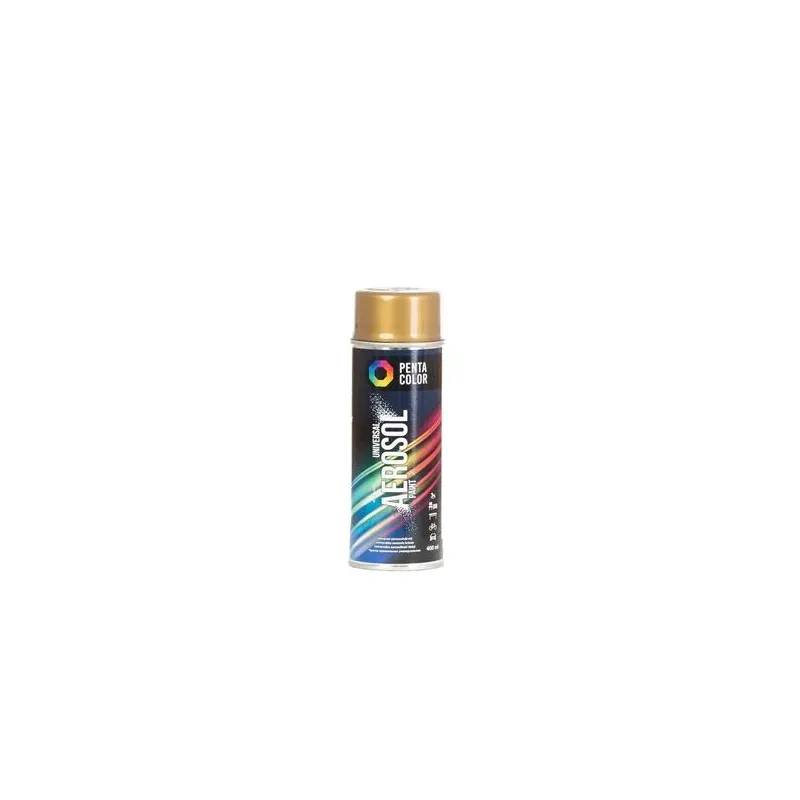 Krāsu aerosoli Pentacolor Universal, preču zīmes, zelta, 0.4 l