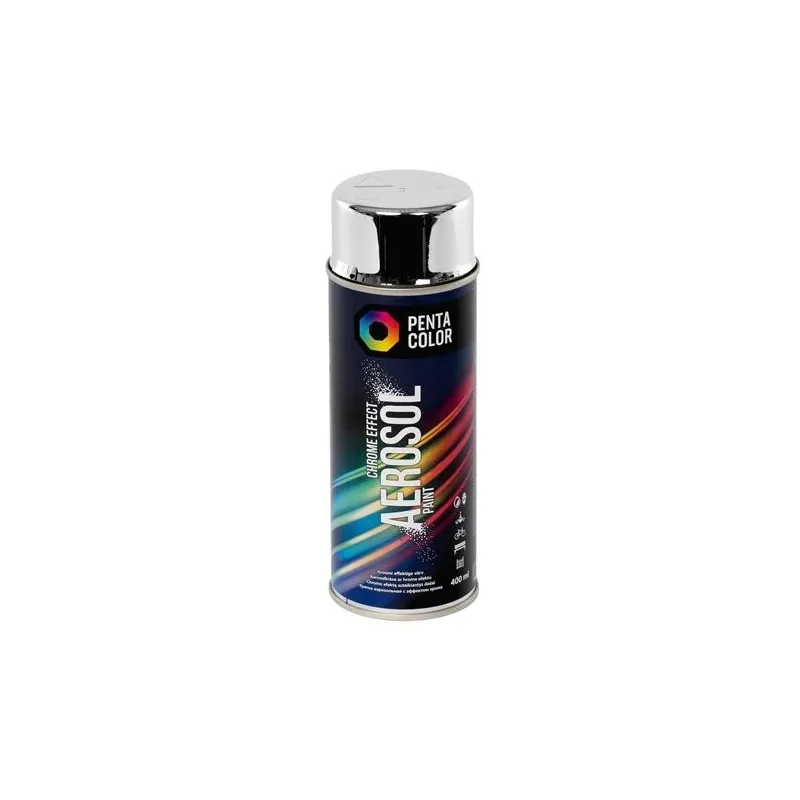 Krāsu aerosoli Pentacolor Chrome effect, preču zīmes, sudraba, 0.4 l