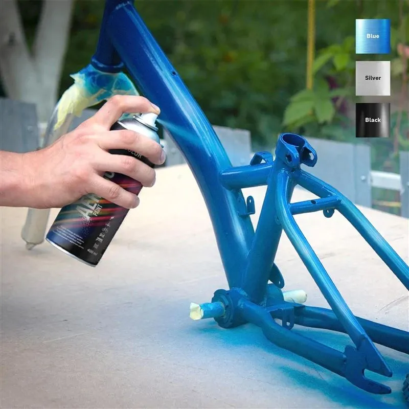 Krāsu aerosoli Pentacolor Metallic effect, dekoratīvie, melna, 0.4 l