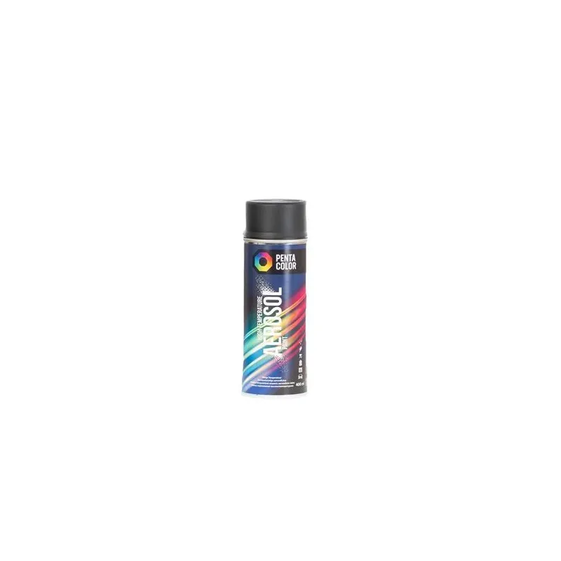 Krāsu aerosoli Pentacolor High temperature, karstumizturīgs, melna, 0.4 l
