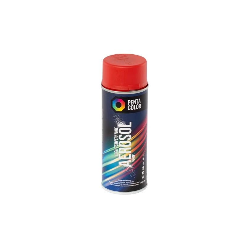 Aerozola krāsas Pentacolor High temp sarkanas 400ml
