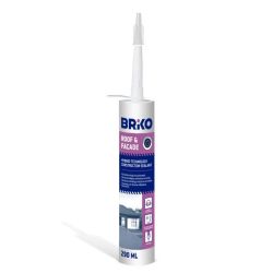 Hermetiķis BRIKO ROOF - FACADE. 290 ml. caurspīdīgs