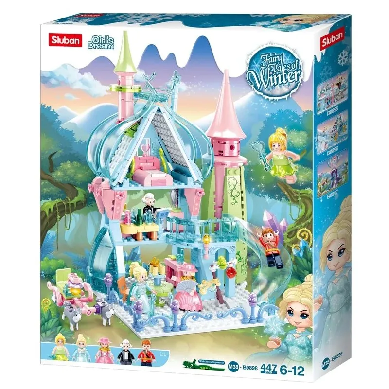 Konstruktors Sluban Girl's Dream Ziemas pasakas M38-B0898, 447 gab.