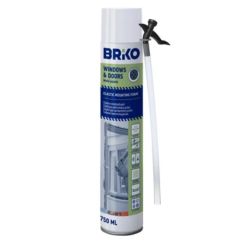 Putas Briko Windows&Doors Elastic, 750 ml, 790 g