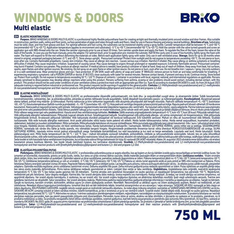 Putas briko windows&doors elastic 750ml