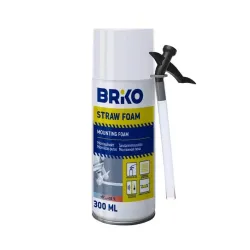 Vasarinės sandarinimo putos Briko Straw 300, 300 ml