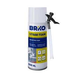 Vasaras blīvēšanas puta Briko Straw 500. 500 ml