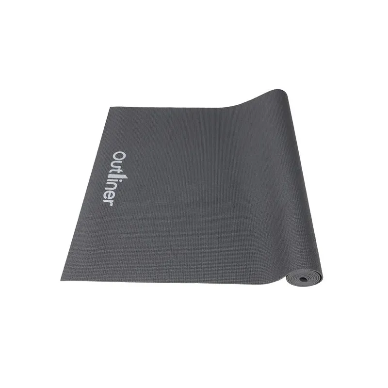 Fitnesa un jogas paklājs Outliner IR97501-0.3CM, pelēka krās., 173 cm x 61 cm x 0.3 cm