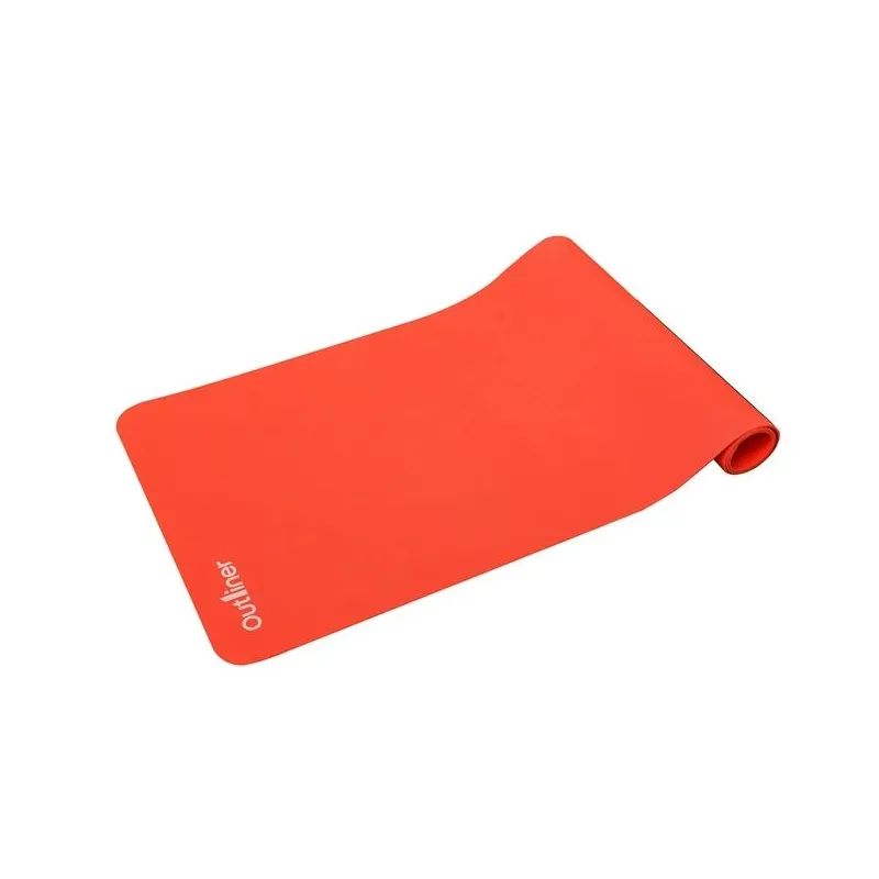 Fitnesa un jogas paklājs Outliner, oranža krās., 173 cm x 61 cm x 0.4 cm