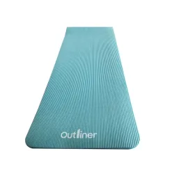 Kilimėlis fitnesui ir jogai Outliner LS3257, mėlyna sp., 180 cm x 60 cm x 1.5 cm