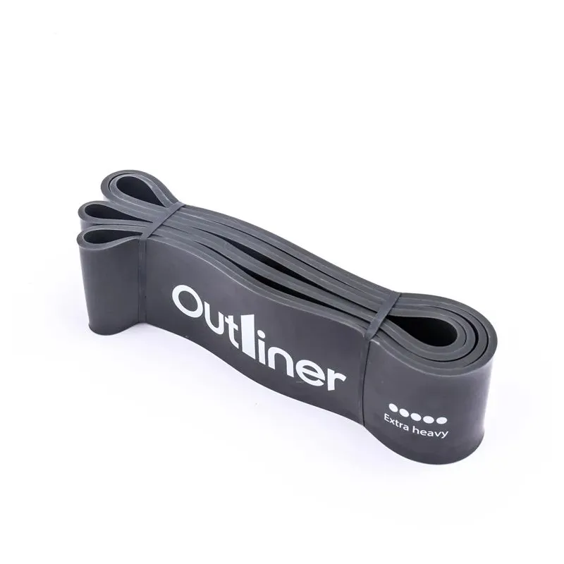 Pretestības gumija Outliner LP8410, 208 cm x 4.5 cm x 6.4 cm, melna krās.