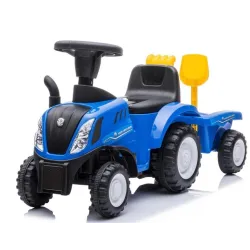 Tõuketraktor Baby Care New Holland 658T, sinine v.